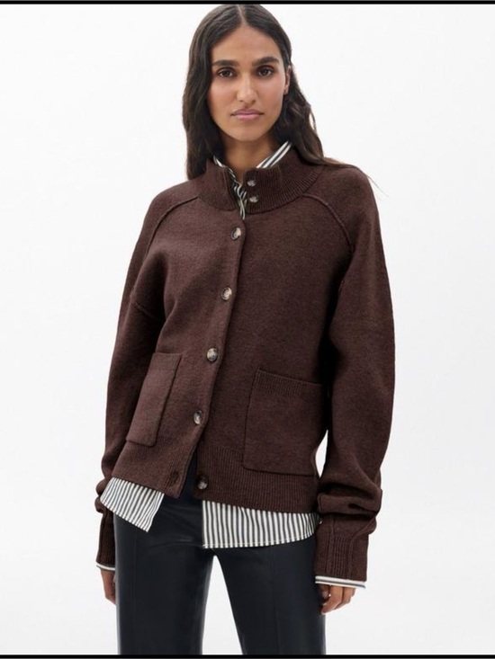 rag & bone Sweaters - NEW NEW. Beautiful brown WOOL cardigan